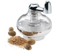 Westmark Moulin à muscade 69572260 – Plastique/acier inox, stockage, argent/transparent