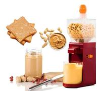 Moulin à noix électrique, 500 ml avec base antidérapante, entrée sablier, petite machine de cuisson, beurre d'arachide pour la maison et la cuisine