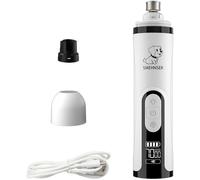Moulin à ongles pour chien - Silent Groom Pro Coupe-griffes électrique rechargeable USB-C, lime à ongles pour chiens et chats de p