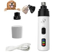 Moulin à ongles pour chien, Silent Groom Pro - Rechargeable par USB - Silencieux et confortable - Pour chiens et chats (broyeur à ongles)