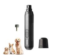 Moulin à ongles silencieux pour chien, coupe-ongles électrique sans fil, 5 vitesses, coupe-griffes électrique pour animaux domestiques, tondeuse à ongles rechargeable pour chats de petite et grande