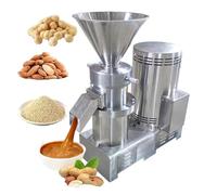 Moulin à pâte de sésame industriel en acier inoxydable pour fabrication de beurre de noix de tahini et de sauce, parfait pour les cuisines commerciales et les lignes de fabrication alimentaire