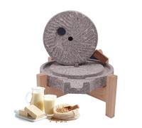 Moulin À Pierre En Granit Naturel Fait Main Outil De Broyage De Grains Multifonctionnel Moulin À Pierre Manuel Fait Main Pour Pâte De Granit Naturel(30cm(11.8in))