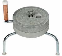 Moulin à pierre pour moudre les céréales, grosseur réglable, support en acier inoxydable, idéal pour le blé et les amandes