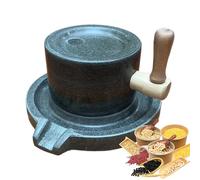 Moulin à Pierre pour Roi Farine | Manuel En Pierre Pour Poudres Fine - Moulin à Grains De Café Et Épices,Pour Roi Café, Farine, Poivre, Sel Et Noix, Pour Usage Ménage, En Cuisine, Pour Restaurants Et