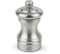 PEUGEOT - Moulin à Poivre Bistro Chef 10 cm - Réglage Classique - En Inox - Fabrication Française - Coloris Inox