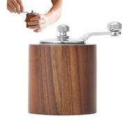 Moulin à poivre à manivelle | Niveau de mouture réglable manuel, poignée | Ensemble de manivelles en bois pour ustensiles de cuisine, poivre, grains de café, sésame, sel, cumin