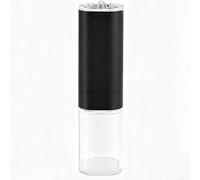Moulin à poivre automatique avec capteur de gravité, moulin électrique rechargeable 20,5 x 5,5 cm, réglages grossiers et fins réglables pour poivre noir, sel, cumin
