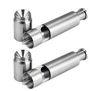 Moulin à poivre avec boutons - Moulin à sel et poivre à une main | Moulins avec bouton poussoir sur le dessus | Moulin à poivre en acier inoxydable | Moulin à poivre 0neHand | Moulin à poivre à