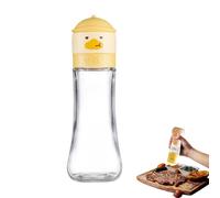 Moulin à poivre canard jaune - 200 ml, mécanisme d'écrasement portable en céramique, récipient facile à remplir, outil à condiments de comptoir, accessoire de sel de mer | Cadeau fonctionnel