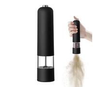 Moulin à poivre électrique - Broyeur polyvalent avec grosseur réglable, moulin à sel et à poivre automatique | Appareil de cuisine parfait pour moudre sans effort des grains de poivre et des épices