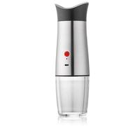 Moulin à poivre électrique en acier inoxydable, rechargeable par USB, grosseur réglable, lumière LED, fonctionnement à une touche pour la cuisine, parfait pour les mélanges d'épices