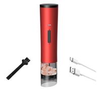 Moulin À Poivre Électrique - Moulin À Sel Compact Rechargeable, Moelin À Épices Automatique Avec Batterie 1200 MAh | Outil De Cuisine Multifonctionnel Pour Le Broyage Du Sel Et Du Poivre, Contrôle D'a