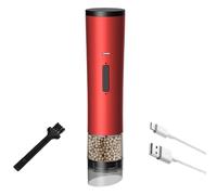 Moulin à poivre électrique portable - broyeur automatique à une main | Crusheur d'épices à batterie pour sel, grains de poivre, cumin, outil de cuisson de cuisine, accessoire de table à manger, Disp d