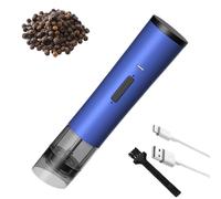 Moulin à poivre électrique portable, moulin à poivre électrique | Moulin à poivre automatique portable | Moulin à poivre électrique avec batterie intégrée de 1200 mAh, adapté au poivre, au sel et aux