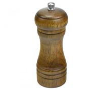 Moulin à Poivre et Sel de Luxe, Moulin Bois 5 pouces Réglable et Polyvalent pour le Cumin, le Sésame, le Paprika et plus encore - Expérience Épique de Cuisine