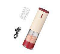 Moulin à poivre et sel électrique à 2 lames en ABS One-Touch avec design à faible bruit pour contrôle des saveurs
