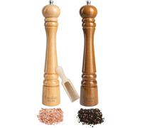 Creative Home Duo Moulin a Poivre et Sel Manuel en Bois Hauteur 31,5 cm