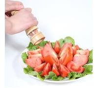 Moulin à Poivre Manuel - Cook Concept - Marron Et Transparent - H16,7 X L5 X P5 Cm