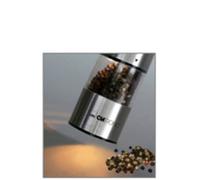 Clatronic® moulin à sel et à poivre électrique avec broyeur réglable | moulin à poivre avec lumière pour un dosage optimal | utilisable comme moulin à épices | qualité de mouture constante| PSM 3004 N