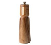 Moulin à poivre, salière et poivrière, moulin à poivre, moulin à poivre manuel de 18 cm, moulin à sel en bois avec noyaux de broyage en céramique, grossier réglable pour la cuisine