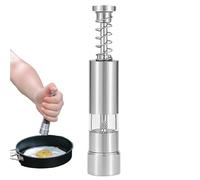 Moulin à poivre - Type de presse Sel Poivre Acier Inoxydable | Processeur portable pour bouteilles de broyage pour condiments printaniers intégré, pour cuisine