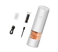 Moulin à poivrons électrique avec mécanisme de broyage rechargeable par USB - Moulin à sel de mer - Pratique - Ustensiles de cuisine