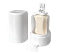 Moulin à savon - 12 x 8 x 15,5 cm, ABS blanc, poignée facile à presser, broyeur de savon, porte-hachoir à savon anti-fuite | Distributeur de savon, récipient à poudre rechargeable pour