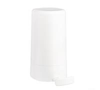 Moulin à savon solide à montage mural avec poignée pour un broyage efficace du savon, design sans désordre, utilisation en intérieur et en extérieur, ABS, blanc, 155 x 125 mm, couvercle étanche léger