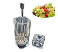 Moulin à sel de mer, Moulin à sel et poivre manuel | Outil manuel de cuisine réglable transparent rechargeable pour cuisine table pique-nique maison accessoire