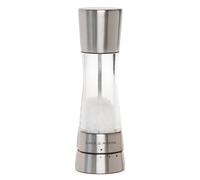 Cole & Mason H59402G Derwent Moulin a Sel, Céramique Réglable Broyeur, Inox/Acrylique, 190mm, Comprend 1 x Moulin, Garantie à Vie Du Mécanisme