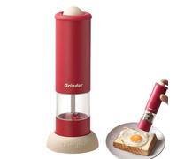 Moulin à sel et poivre électrique - Salière et poivrière électrique | Moulin à assaisonnement à piles grossier réglable grande capacité pour la maison, la cuisine, le barbecue