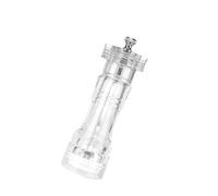 Moulin à sel et poivre en acrylique transparent - Moulin à saveur rechargeable - Moulin à poivre portable pour poivre noir - gros sel de mer, gingembre séché et plus encore | Salière de cuisine