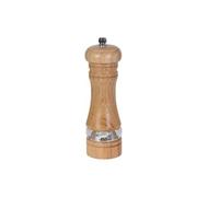 Moulin à sel et poivre en bois 70 ml avec broyeur en céramique réglable - -