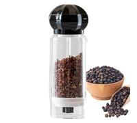 Moulin à sel et poivre - Moulin à poivre en acrylique, moulin à sel et poivre rechargeable avec rugosité réglable | Moulin à sel manuel, moulin à poivre pour grains de poivre, épices
