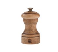 Moulin à Sel Manuel 10 cm en Bois Finition Antiquaire BISTRO ANTIQUE