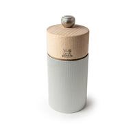 Moulin à sel manuel aluminium et bois Line 12 cm Peugeot