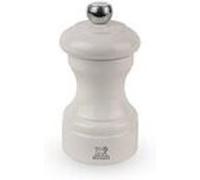 Moulin à sel manuel en bois laqué, ivoire, 10 cm - 4' bistro G