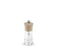 Moulin à sel manuel - Oléron - Bois et acrylique - Naturel - 14 cm