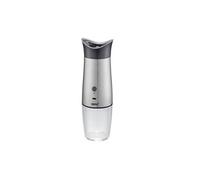 GEFU Moulin à sel/poivre VELO 34617 – Électrique, capteur d'inclinaison USB – Argent