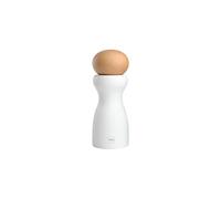 Moulin à sel Sphère hauteur 15 cm blanc - T&g Woodware - Blanc - Bois Blanc G