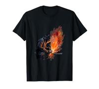 Moulin à souder étincelles Aquarelle Soudure Art T-Shirt