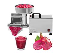 Moulin à Tomates éLectrique Presse Machine à fraiser électrique commerciale 450 W pour sauces aux fraises et aux myrtilles, moteur en cuivre pur 50 kg/h, pour préparation de sauces et d'alim