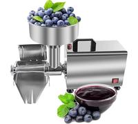 Moulin à Tomates éLectrique Presse Moulin à légumes électrique, machine commerciale en acier inoxydable, efficace et pour préparer des purées, confitures et sauces maison.