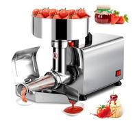 Moulin à Tomates éLectrique Presse Moulin à légumes électrique, presse-agrumes et presse-purée, pour purées et sauces maison, solution de mise en conserve efficace