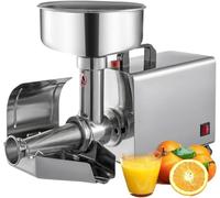 Moulin à Tomates éLectrique Presse Passoire électrique commerciale, machine à sauces, presse-agrumes, 370 W, presse-aliments, confitures et sauces, passoire en acier inoxydable