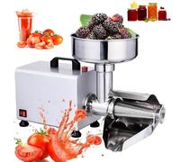 Moulin à Tomates éLectrique Presse Presse-fruits électrique à tamis, 450 W, pour une transformation efficace des fruits et légumes