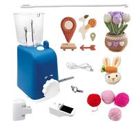 Moulin À Tricoter Automatique, Tricotin Électrique Charge USB Machine À Tricoter, Machine À Crochet Automatique, Pour Poignées De Sacs, Pour amateurs et débutants en DIY (bleu)