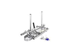Moulin à tronçonneuse fraisage de planches 24 36 48 pouces barre de guidage bois bois outils de coupe Portable aluminium acier scierie à chaîne(14-24 Inch)