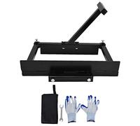 Moulin à tronçonneuse portable, fraisage vertical, durable et stable, guide de tronçonneuse pour le travail du bois, scie à main, moulin à tronçonneuse universel en acier noir